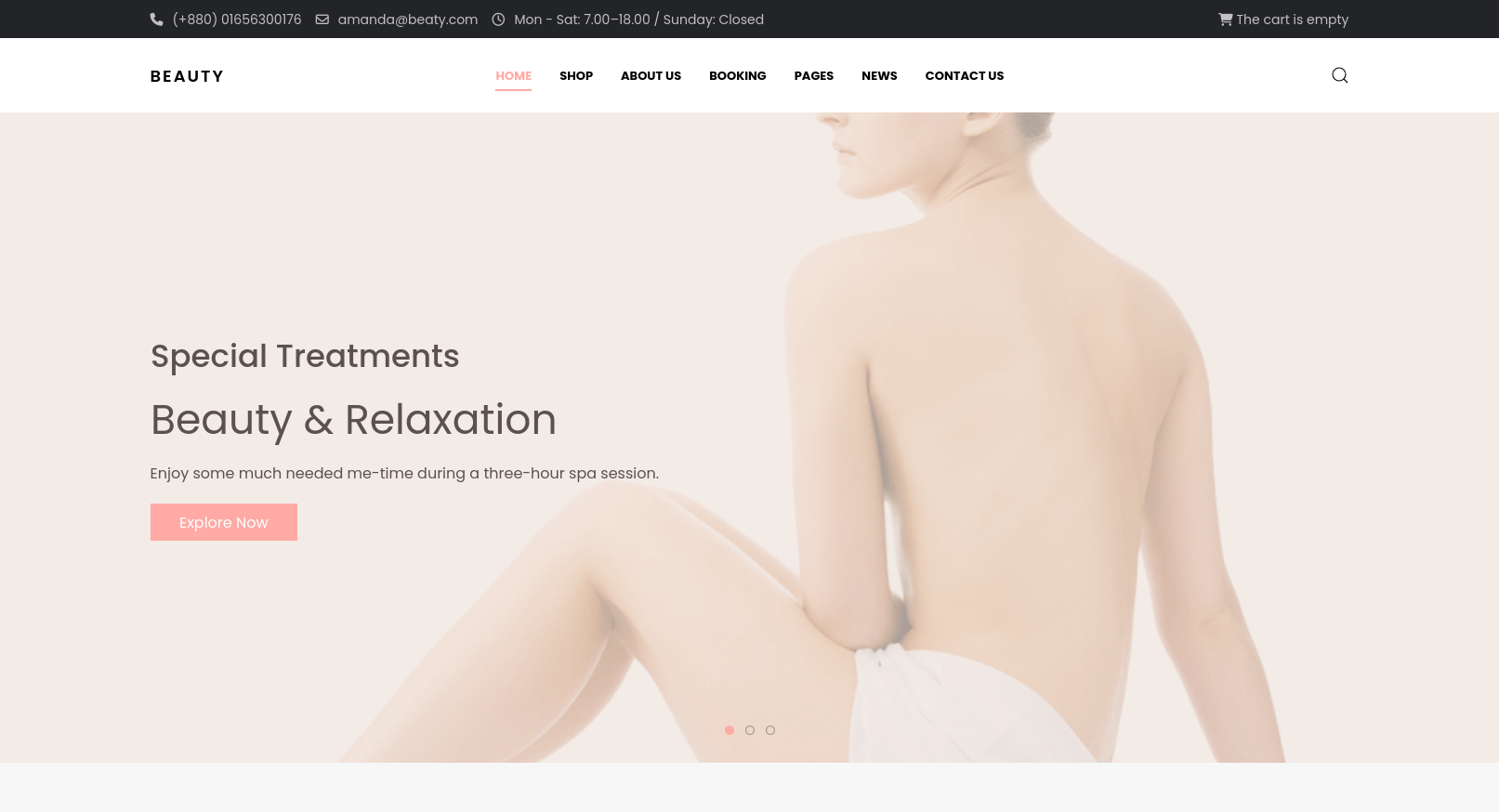 Beauty PRO Unlimited Joomla Template