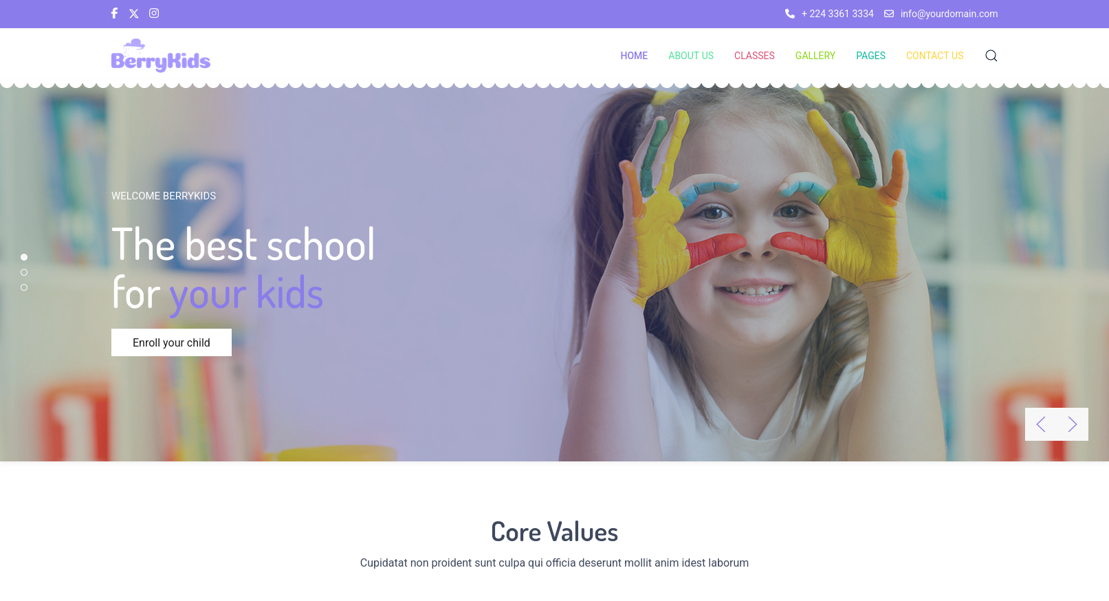 BerryKids PRO Unlimited Joomla Template