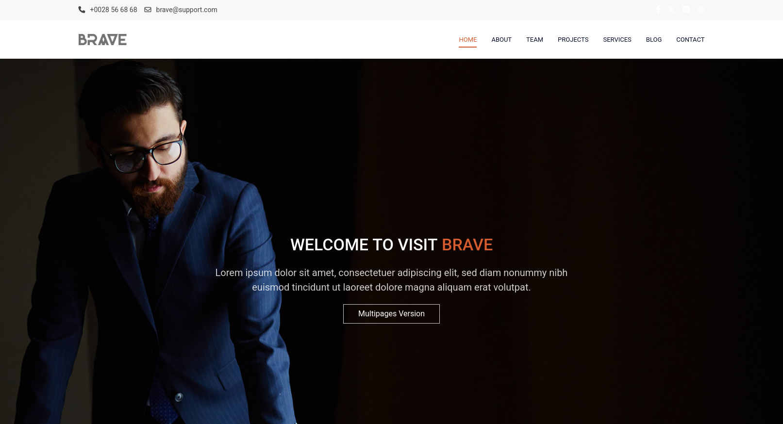 Brave PRO Unlimited Joomla Template