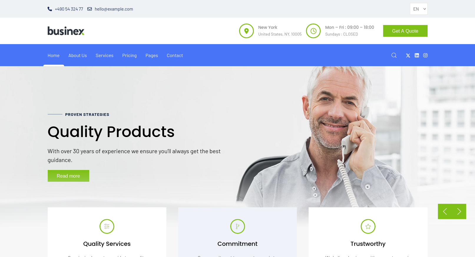 Business X PRO Unlimited Template