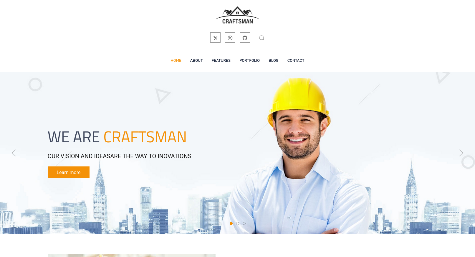 Craftsman PRO Unlimited Joomla Template