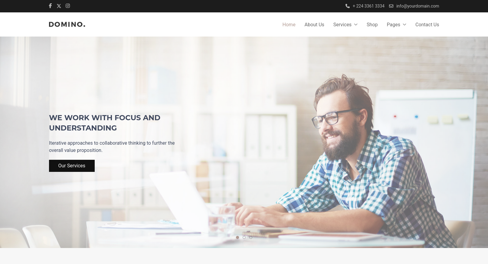 Domino PRO Unlimited Joomla Template