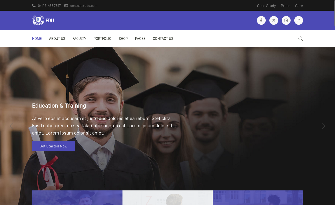 Edu Joomla Pro Unlimited Edition