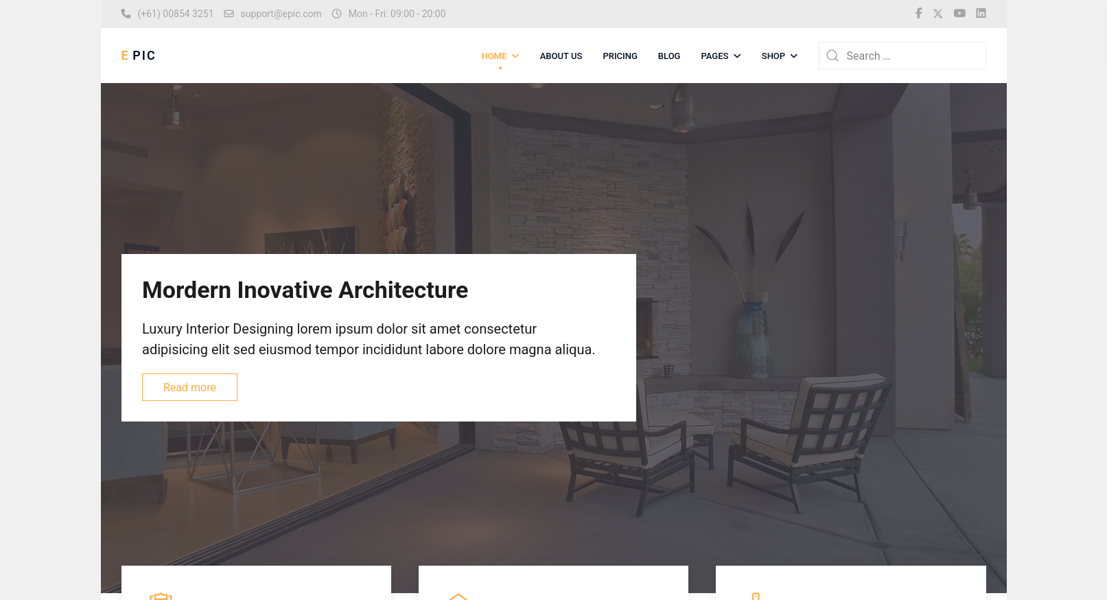 Epic PRO Unlimited Joomla Template