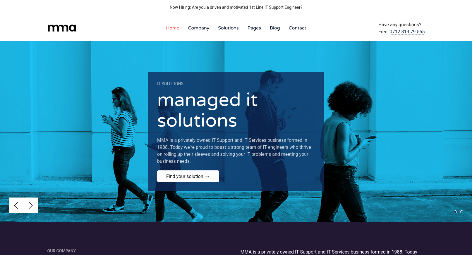 MMA PRO Unlimited Joomla Template