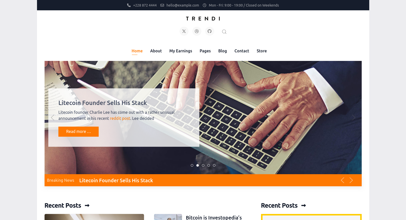 Trendi PRO Unlimited Joomla Template